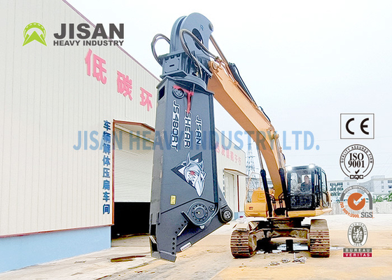 Large Excavator Attachment Hydraulic Metal Shearing Machine Construction Crusher