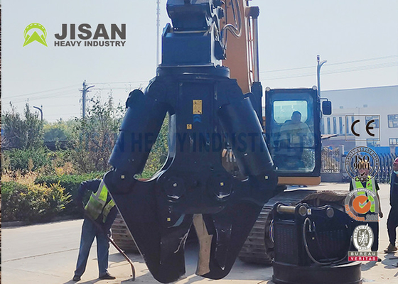 掘削機100mmのシリンダ・ボアのための200mmの翼高さの鋼鉄せん断