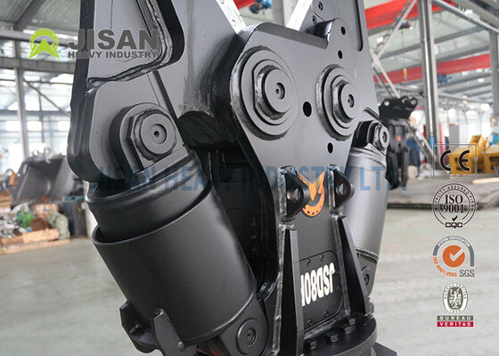 360度油圧回転と交換可能な刃を備えた、解体およびリサイクル作業用の油圧ショベル用金属せん断