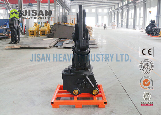 360度油圧回転と交換可能な刃を備えた、解体およびリサイクル作業用の油圧ショベル用金属せん断