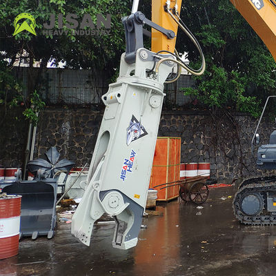 単一シリンダー掘削機のための油圧回転具体的なスクラップのせん断
